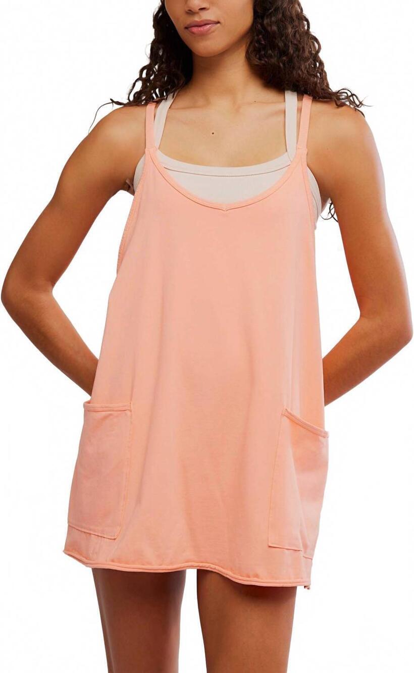 NEW FREE PEOPLE hot shot mini dress in fruit punch
